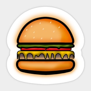 love burger Sticker